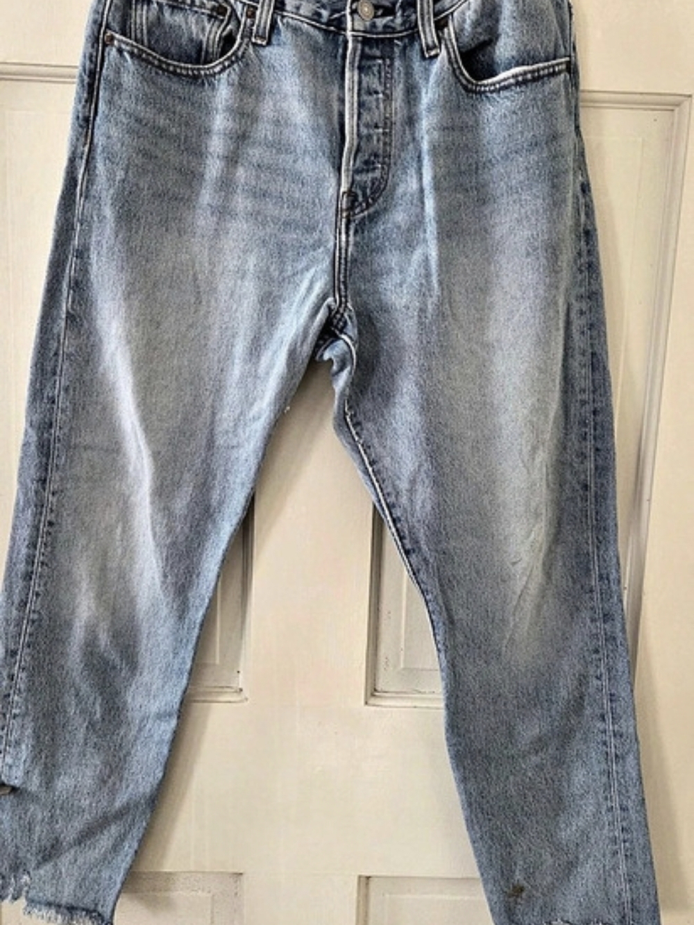 Levi's Wedgie Straight Leg Jeans in Blue Waist 31